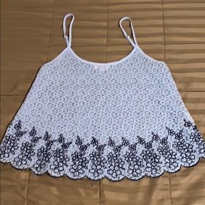 Cropped summer tank top